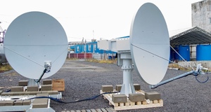 Ноябрь 2018 - поставка 2-х полноповоротных антенн 2.4 м Ku-диапазонов